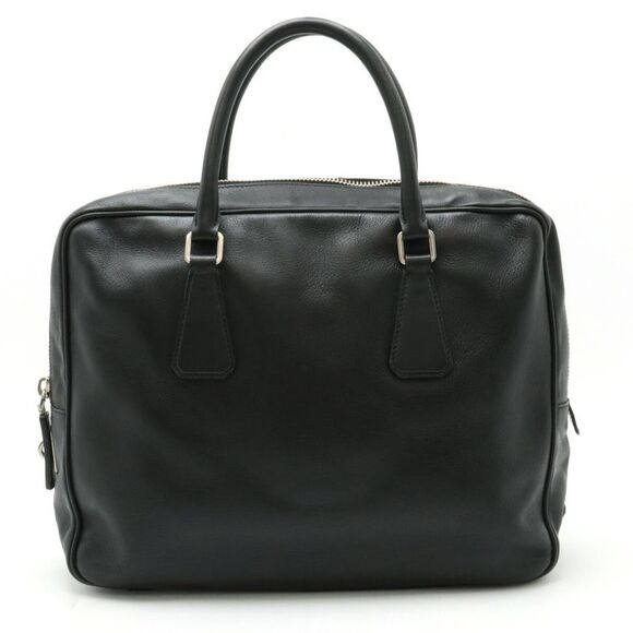 Prada Leather Briefcase Business Bag - Picture 1 of 9